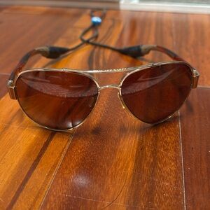 Costa women’s pulverized sunglasses, silver